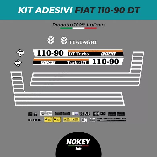 Adesivi trattore fiat 110 - trattore, 110-90