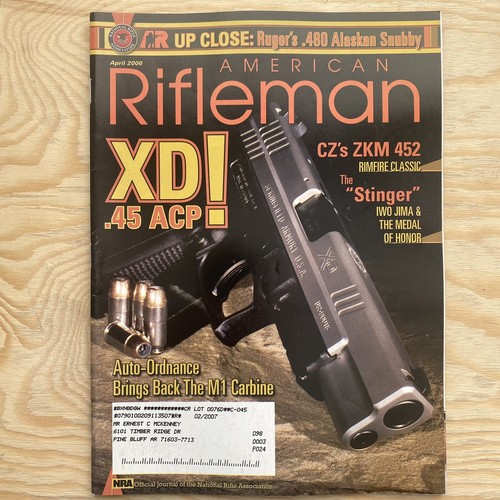 American rifleman magazine - american,