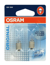 Osram Coppia Lampadina Auto 12V MINIWATT - 5W - BA9S - 2 x  OSRAM 