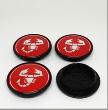 A112 ABARTH / LANCIA DELTA HF / FIAT UNO TURBO RITMO - 4 COPRIMOZZO RUOTE 55 MM