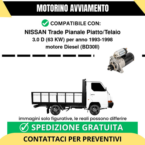 Motorino avviamento nissan - avviamento,