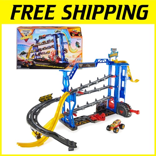 Monster truck garage playset - monster,