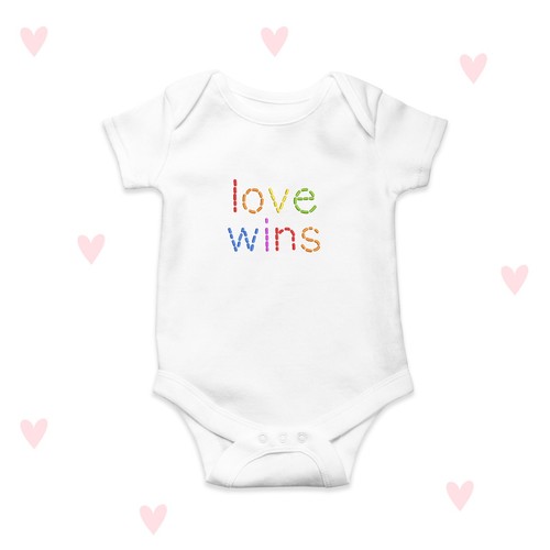 Body neonato love wins - neonato, lgbt