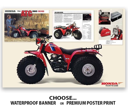 Honda atc 200 1984 - 200, red