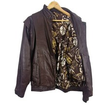 Giacca pelle uomo VINTAGE anni