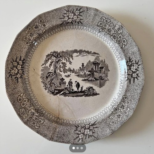 Antico piatto porcellana - piatto, ii
