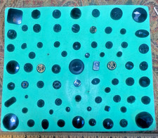 74 antichi bottoni vittoriani