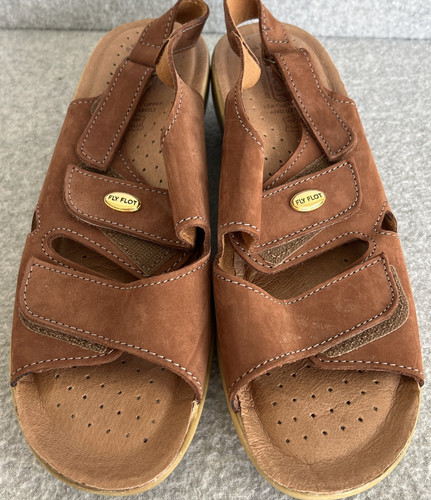 Fly flot italian brown leather - flot,