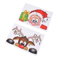 2 Pcs Stickers Autocollants
