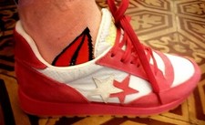 2star sneakers donna camoscio 100% pelle, 40 rosa nuove stelle stars inserti