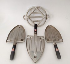 ♥ LOTTO 4 POGGIA FERRO DA STIRO VINTAGE VECCHI ANTICHI PORTA INOX LA SORGENTE