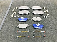 PER MERCEDES CLASSE C W204 PASTIGLIE FRENO ANTERIORI POSTERIORI BORG &BECK PREMIUM SENSORE USURA
