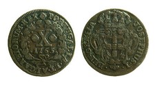pcc1946_1) Portugal, Joseph I, 10 Reis (1/2 Vinten) 1765