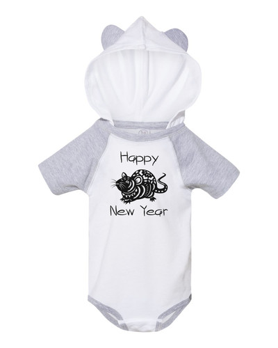 Body bambino happy new year - body,