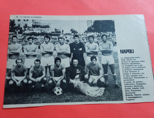 Squadra calcio 1970 napoli - squadra,