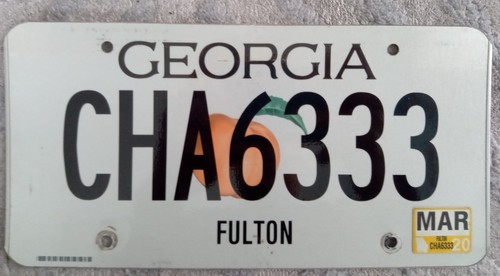 Targa georgia originale - georgia,
