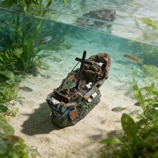 Acquario resina nave guerra - resina, da