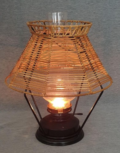 Lampada vimini rattan - lampada,