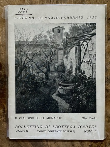 Bollettino bottega arte - di,