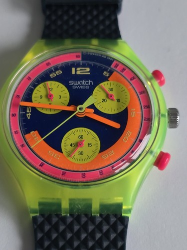 Swatch chrono grand prix raro - swatch,