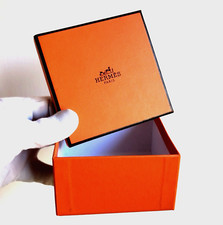 Scatola HERMES Paris box case orologio watch bracciale collana cintura mini gold