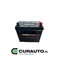BATTERIA PER AUTO 45 AH SPUNTO 330 MARRONE PIEDINO POSITIVO DX FIAT 500 EPOCA