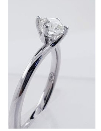 Anello donna oro bianco - donna, 14k