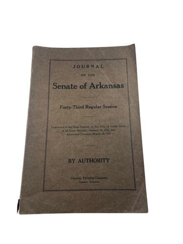 Journal the senate of - journal,