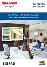 Sharp 80” BIG PAD PN-80TH5 – Monitor DICOM 4K per clinica e radiologia
