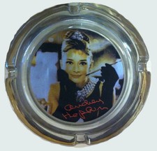 Posacenere tondo cristal Audrey sigaretta