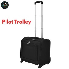 Trolley pilota nero manico