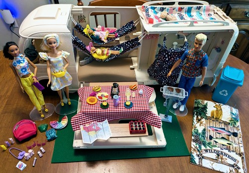Barbie camper ooak 2016 con - camper,