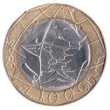 1000 lire italia turrita - 1000,