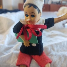 PINOCCHIO in CELLULOIDE Pannolenci Occhi Addormentati Movimento Anni '60 Collodi