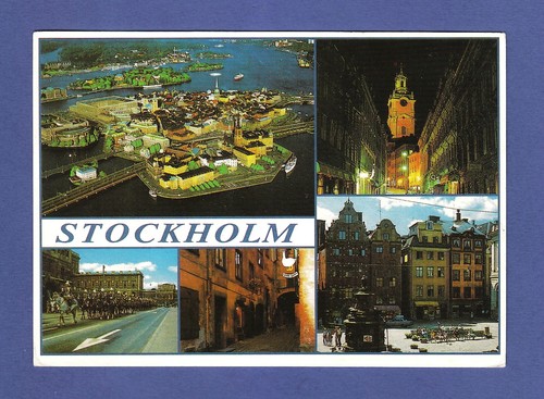 Cartolina stockholm vedute - cartolina,