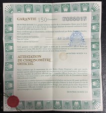 ROLEX Sea Dweller Certificate Case Back Sticker 16660 Triple Six Mark I 7088017/