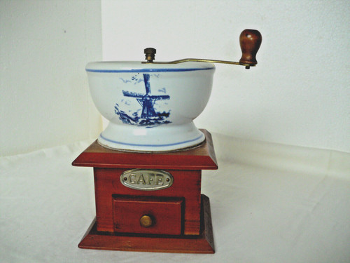 Macinacaffè vintage legno - vintage,