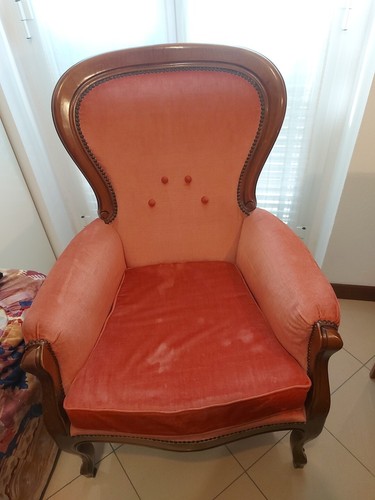 Poltrona velluto - in,