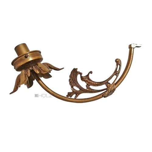Bronzo lampada parete - bronzo,