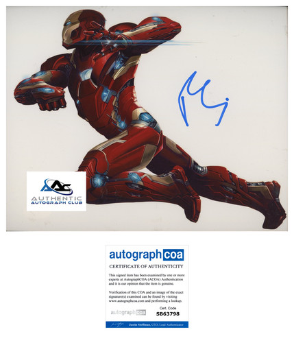 Robert downey autograph - jr,