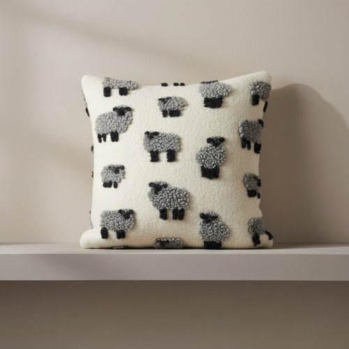 Cuscino lana cotta 50x50 - cuscino,