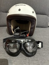 Casco Vespa Vintage Originale + Occhiali Vespa Originali