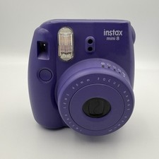 Fotocamera istantanea Fujifilm Instax Mini 8 viola uva completamente testata e funzionante