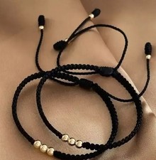 Dúo pulseras tejidas tres