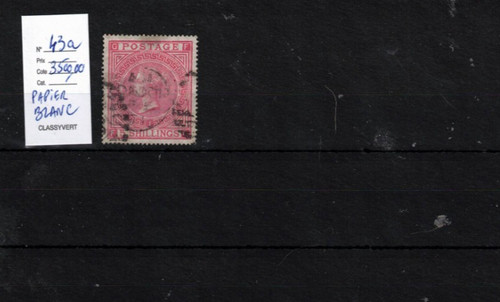 Timbre grande bretagne 43a - n°,