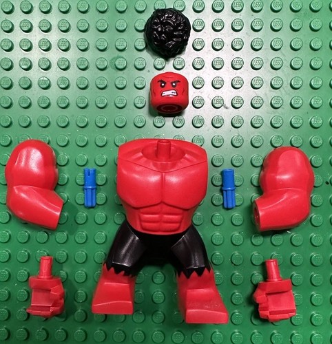 Lego red hulk - hulk, figure