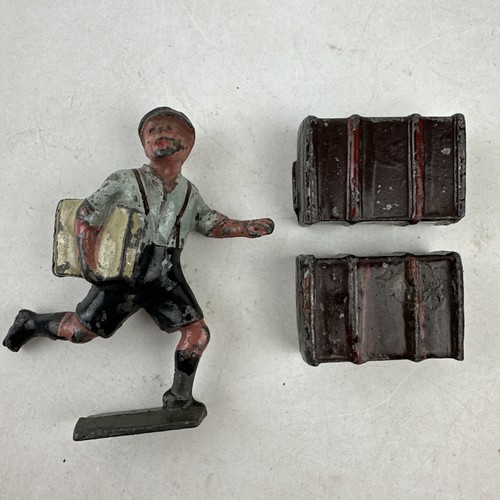 Vintage painted lead running - vintage,