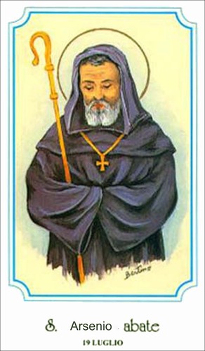Santino holy card sant arsenio - card, sant'arsenio