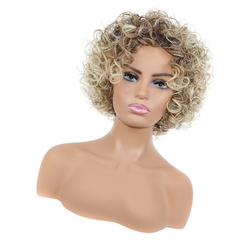 Parrucca afro corta - ,