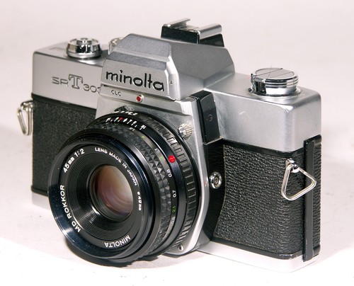 Minolta srt 303 fotocamera - b,
